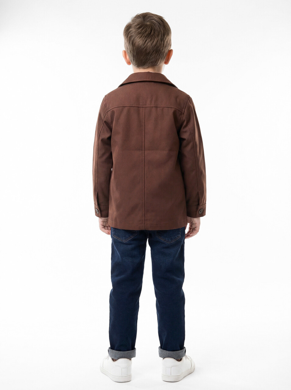 Erkek Çocuk 4'lu Alt Üst Takım 6-9 Yaş 13219 Kahverengi - 6