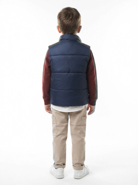 Erkek Çocuk 3'lu Alt Üst Takım 6-9 Yaş 13217 Lacivert - 2