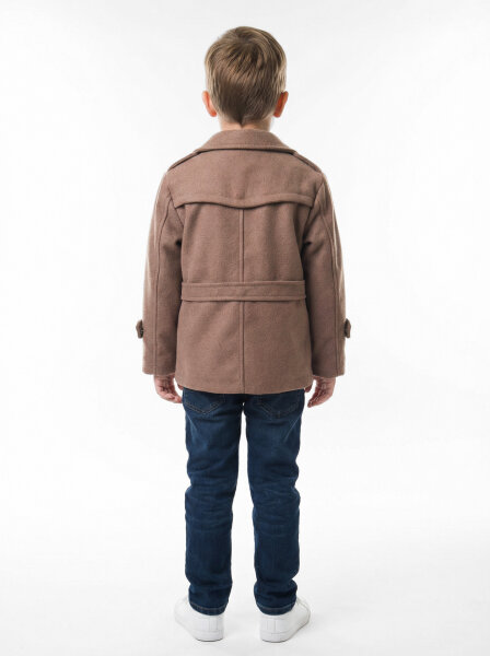 Erkek Çocuk 4'lü Alt Üst Takım 2-5 Yaş 12207 Camel - 2