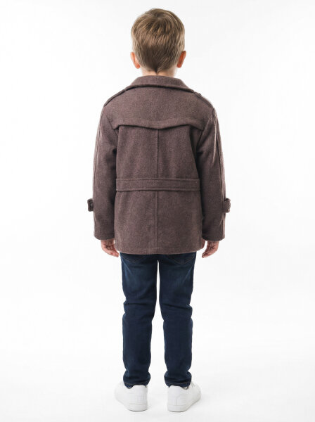 Erkek Çocuk 4'lü Alt Üst Takım 2-5 Yaş 12207 Kahverengi - 2