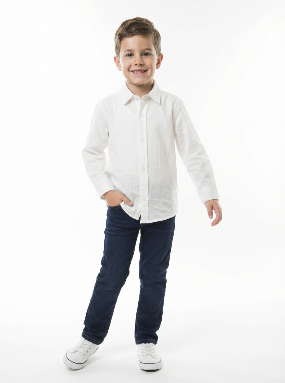 Erkek Çocuk 4'lü Alt Üst Takım 2-5 Yaş 12207 Kahverengi - 5