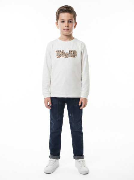 Erkek Çocuk 3'lü Alt Üst Takım 6-9 Yaş 13205 Bej - 3