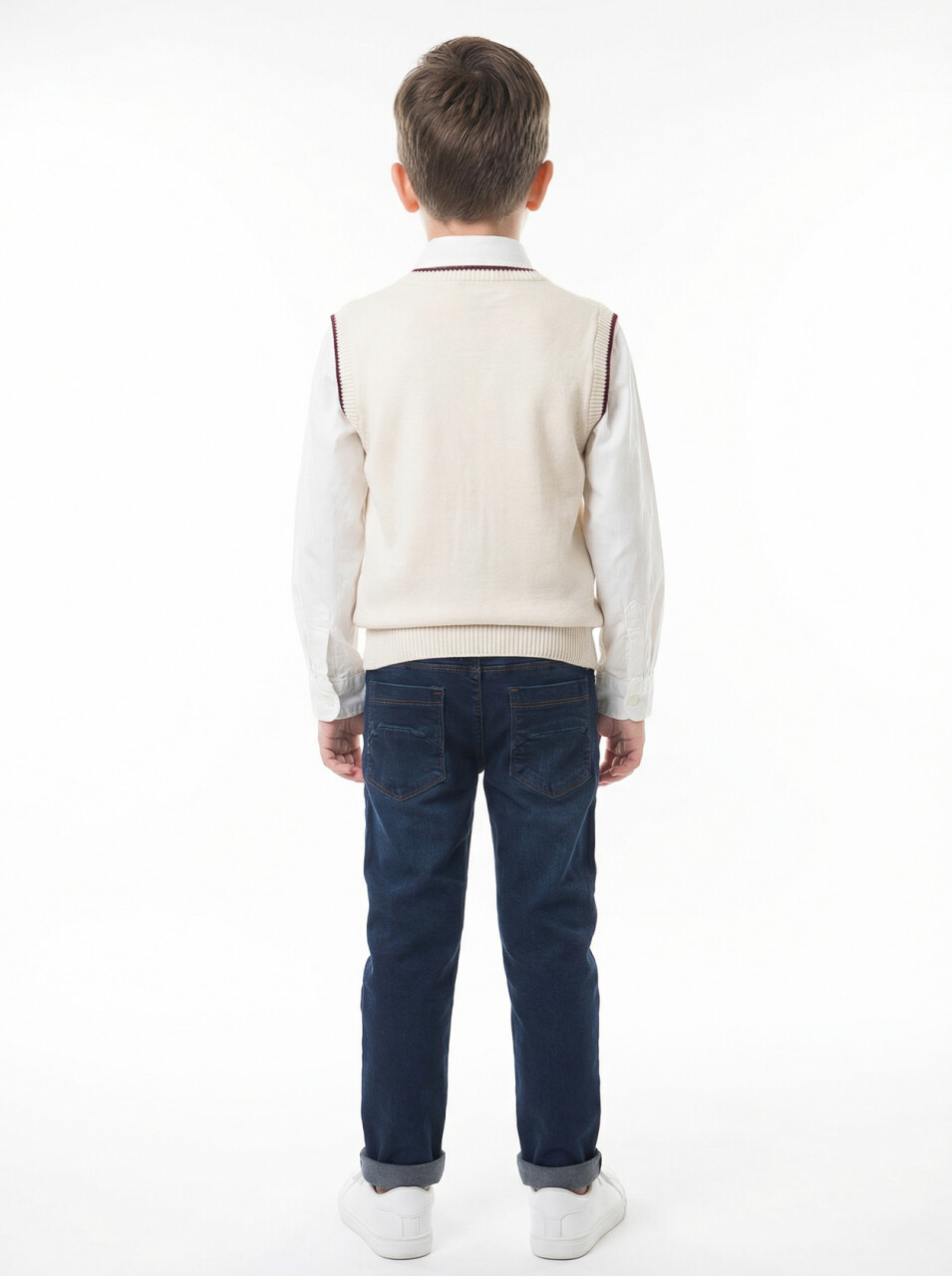 Erkek Çocuk 4'lu Alt Üst Takım 6-9 Yaş 13220 Bordo - 4