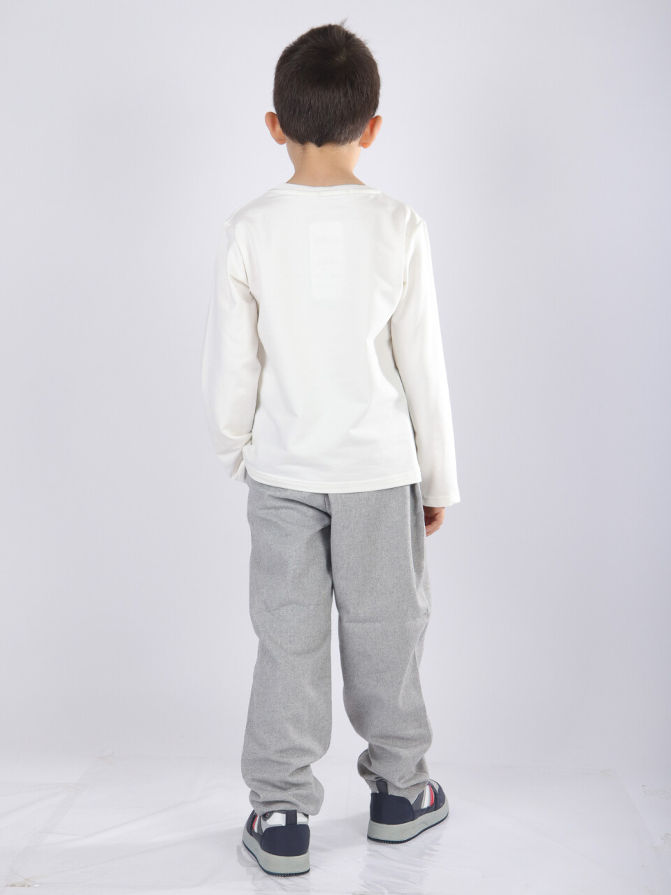 Erkek Çocuk 3'lü Alt Üst Takım 6-9 Yaş 13216 Gri - 4