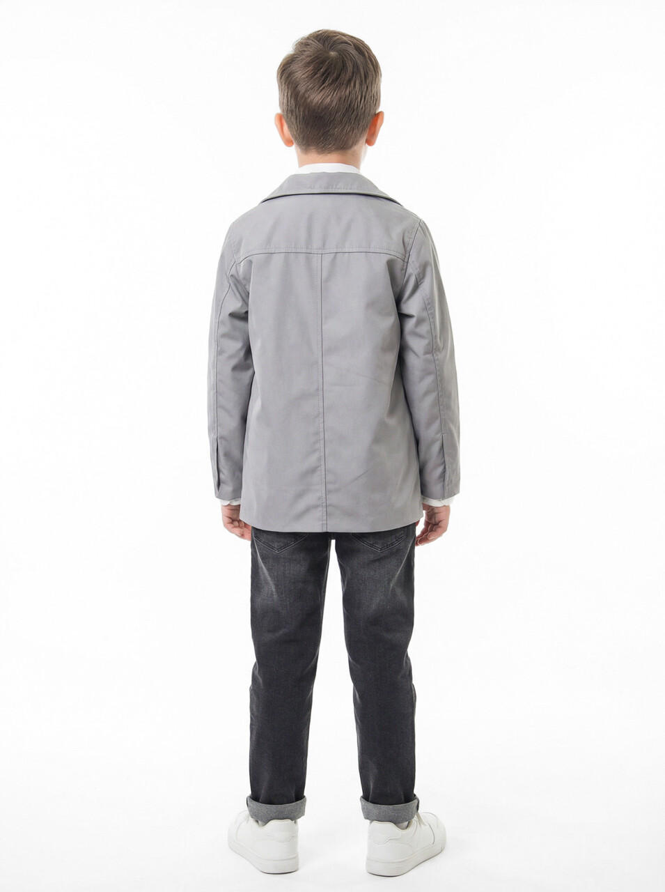 Erkek Çocuk 4'lu Alt Üst Takım 6-9 Yaş 13219 Gri - 2