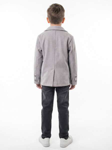 Erkek Çocuk 4'lu Alt Üst Takım 6-9 Yaş 13204 Gri - 2