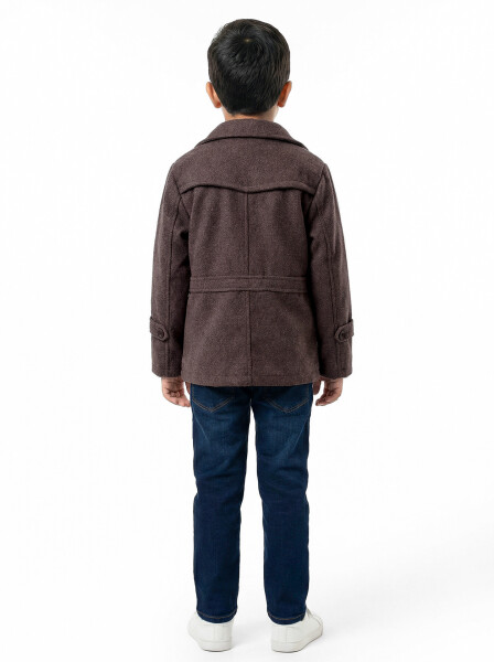 Erkek Çocuk 4'lu Alt Üst Takım 6-9 Yaş 13220 Kahverengi - 2