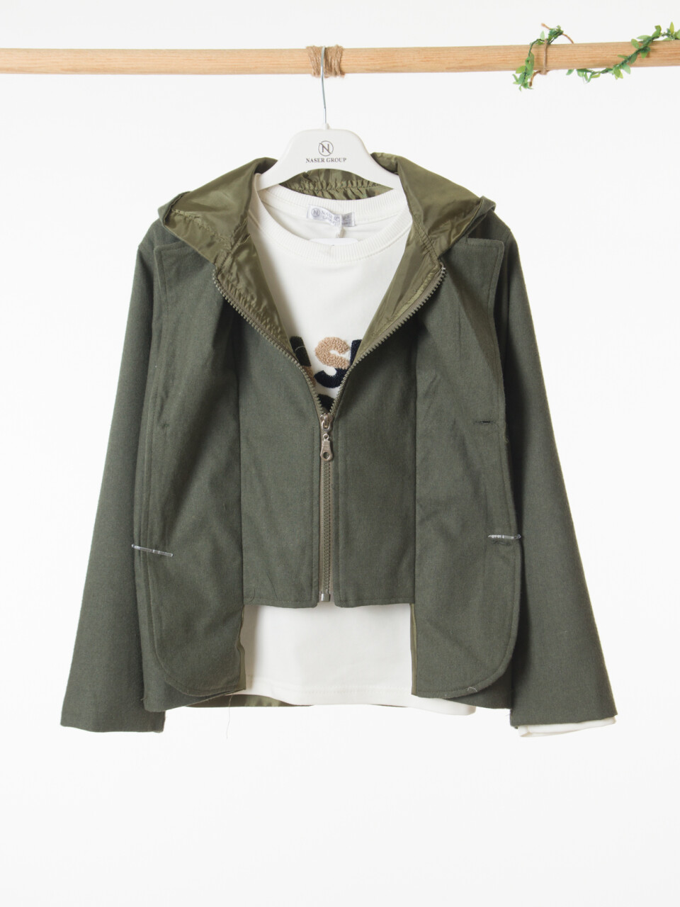 Erkek Çocuk 3'lü Alt Üst Takım 6-9 Yaş 13216 Haki - 11