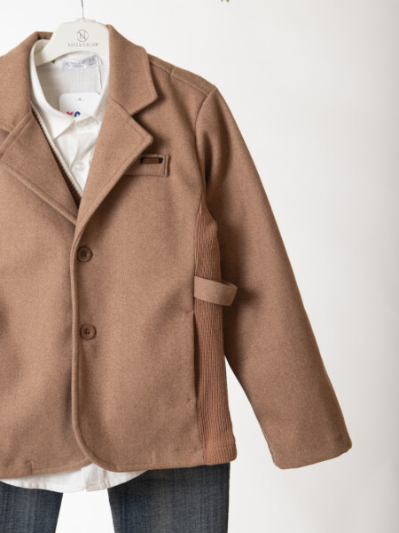 Erkek Çocuk 4'lu Alt Üst Takım 6-9 Yaş 13204 Camel - 7