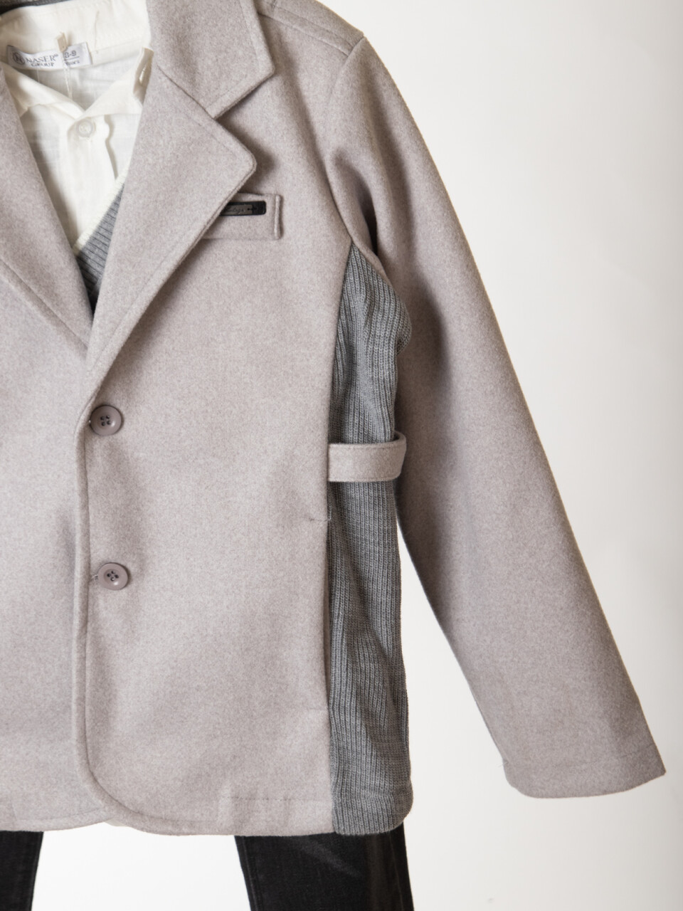 Erkek Çocuk 4'lu Alt Üst Takım 6-9 Yaş 13204 Gri - 7