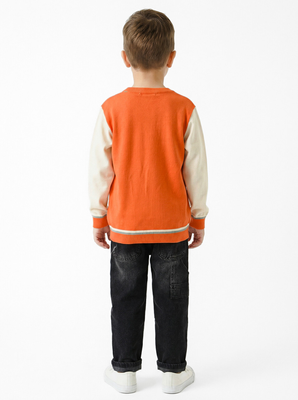 Erkek Çocuk 3'lu Alt Üst Takım 2-5 Yaş 12206 Gri - 4