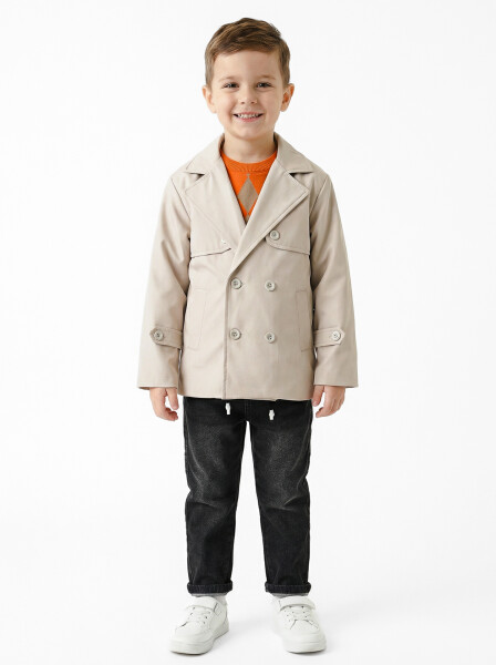 Erkek Çocuk 3'lu Alt Üst Takım 2-5 Yaş 12206 Gri - 5