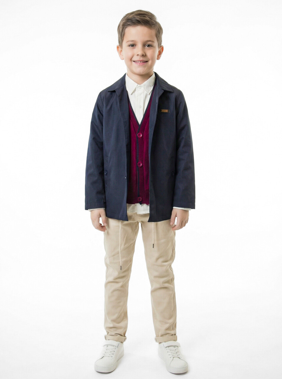 Erkek Çocuk 4'lu Alt Üst Takım 6-9 Yaş 13219 Lacivert - 1