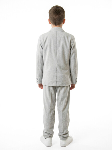 Erkek Çocuk 4'lu Alt Üst Takım 11-14 Yaş 14201 Gri - 2