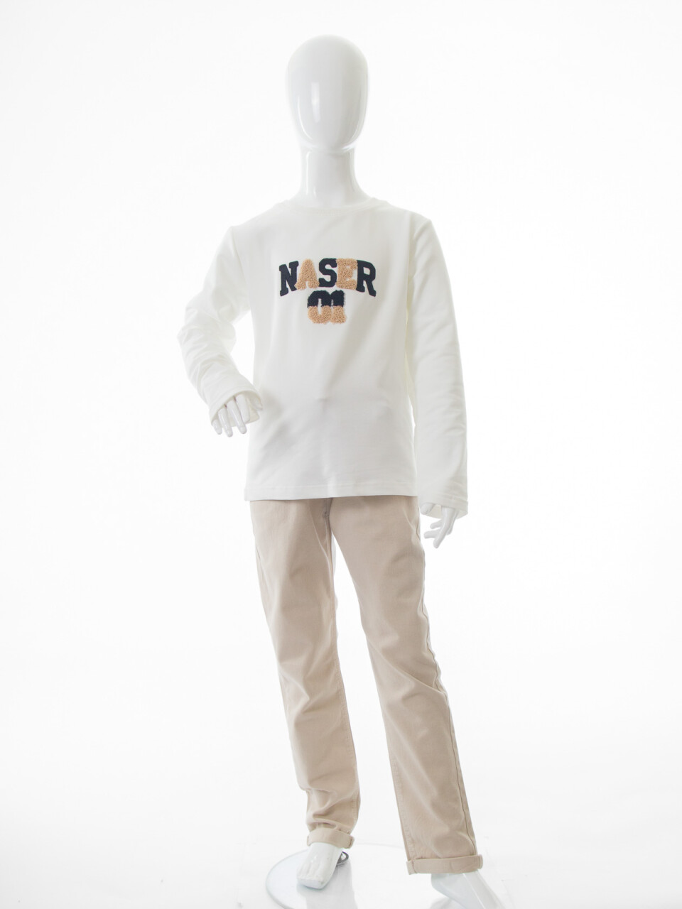 Erkek Çocuk 3'lü Alt Üst Takım 6-9 Yaş 13209 Bej - 8