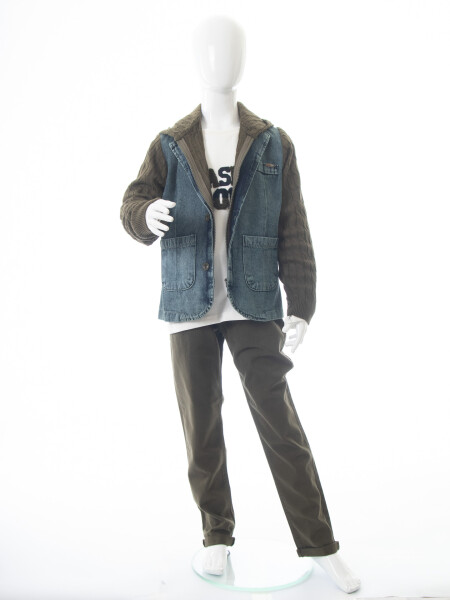 Erkek Çocuk 3'lü Alt Üst Takım 6-9 Yaş 13209 Haki - 7