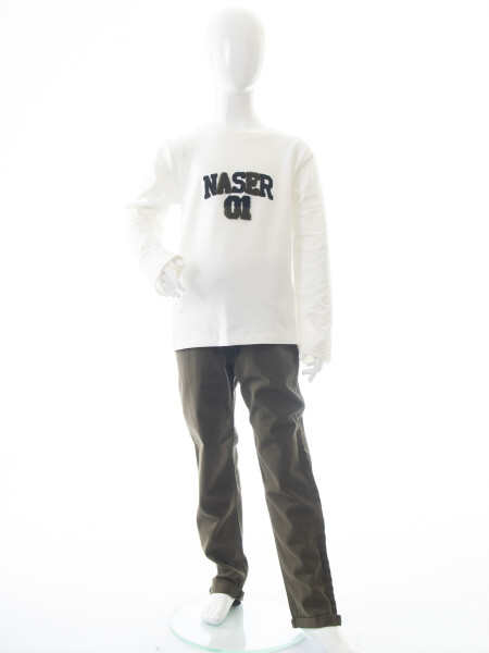 Erkek Çocuk 3'lü Alt Üst Takım 6-9 Yaş 13209 Haki - 9