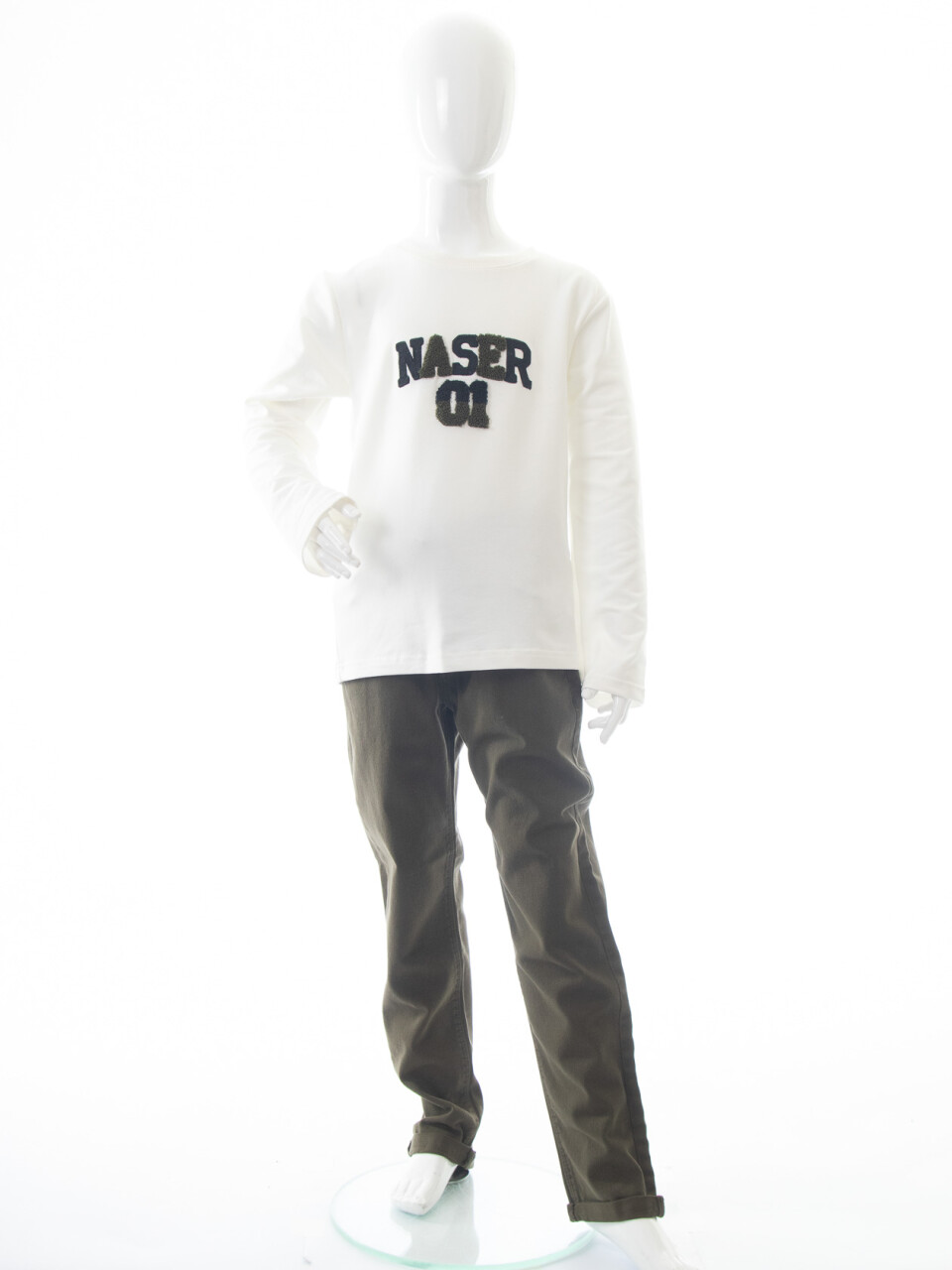 Erkek Çocuk 3'lü Alt Üst Takım 6-9 Yaş 13209 Haki - 9