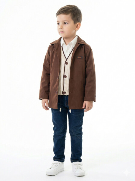 Boy's four-piece top and bottom set, ages 2-5, 12201 - NASR GRUB