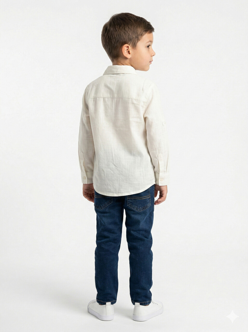 Erkek Çocuk 4'lü Alt Üst Takım 2-5 Yaş 12201 Koyu Kahverengi - 7