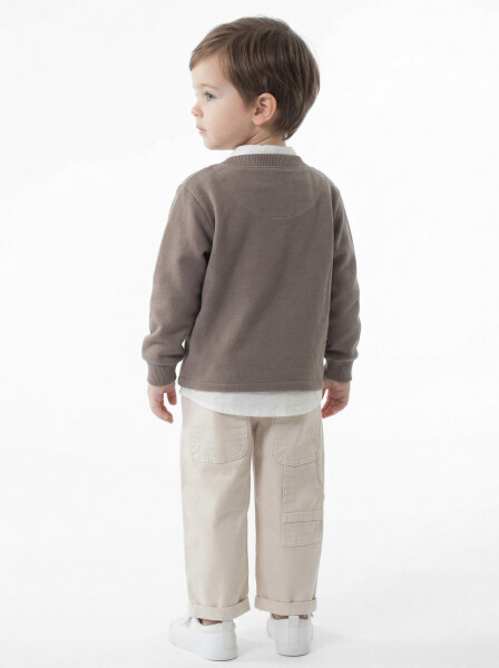 Erkek Çocuk 3'lu Alt Üst Takım 1-3 Yaş 11211 Mavi - 5