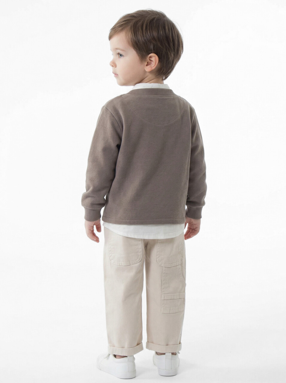 Erkek Çocuk 3'lu Alt Üst Takım 1-3 Yaş 11211 Mavi - 5