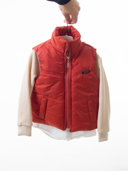 Erkek Çocuk 3'lu Alt Üst Takım 2-5 Yaş 12218 Kiremit - Bej - 6