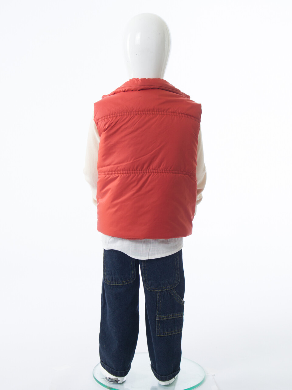 Erkek Çocuk 3'lu Alt Üst Takım 2-5 Yaş 12218 Kiremit - Bej - 8