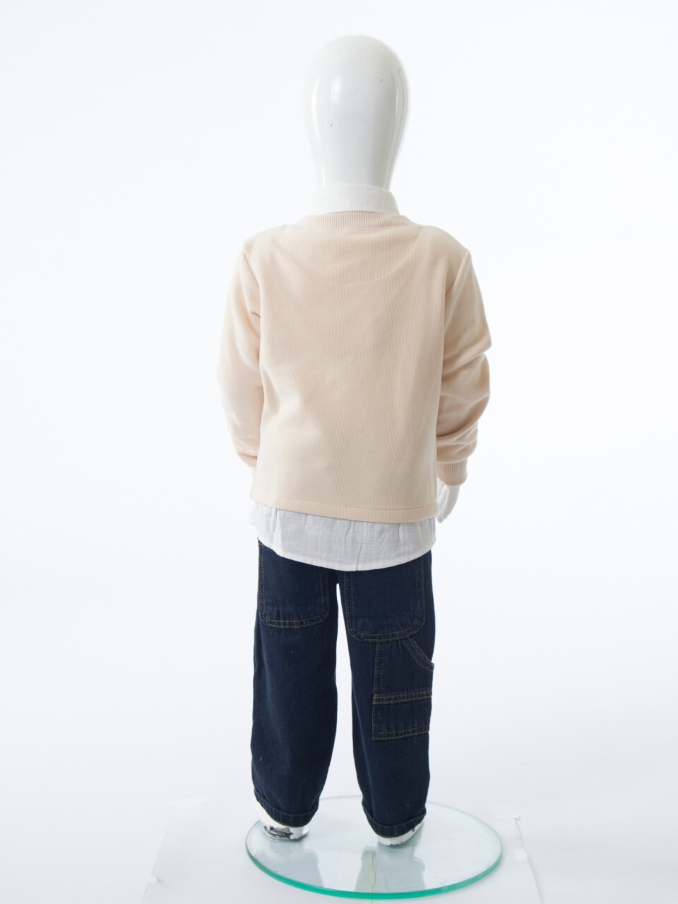 Erkek Çocuk 3'lu Alt Üst Takım 2-5 Yaş 12218 Kiremit - Bej - 10