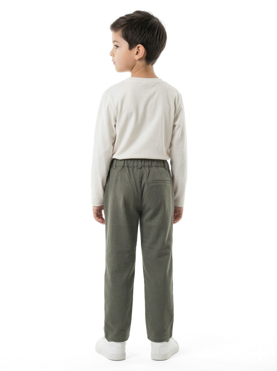 Erkek Çocuk 3'lu Alt Üst Takım 6-9 Yaş 13213 Haki - 6