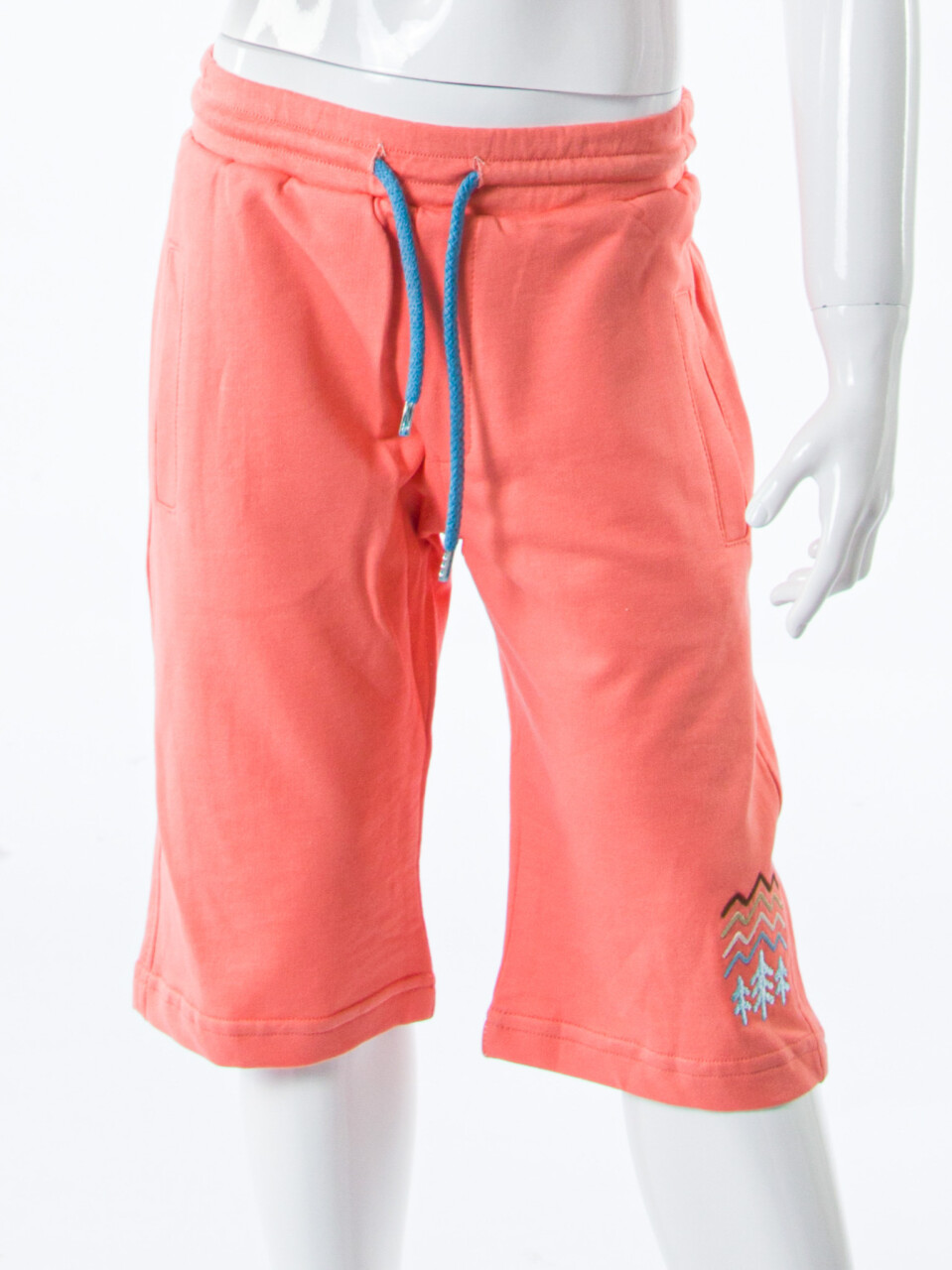 Erkek Çocuk Yazlık 2'li Alt Üst Takım (Tişort + Şort) 8-14 Yaş 4222 Coral - 5