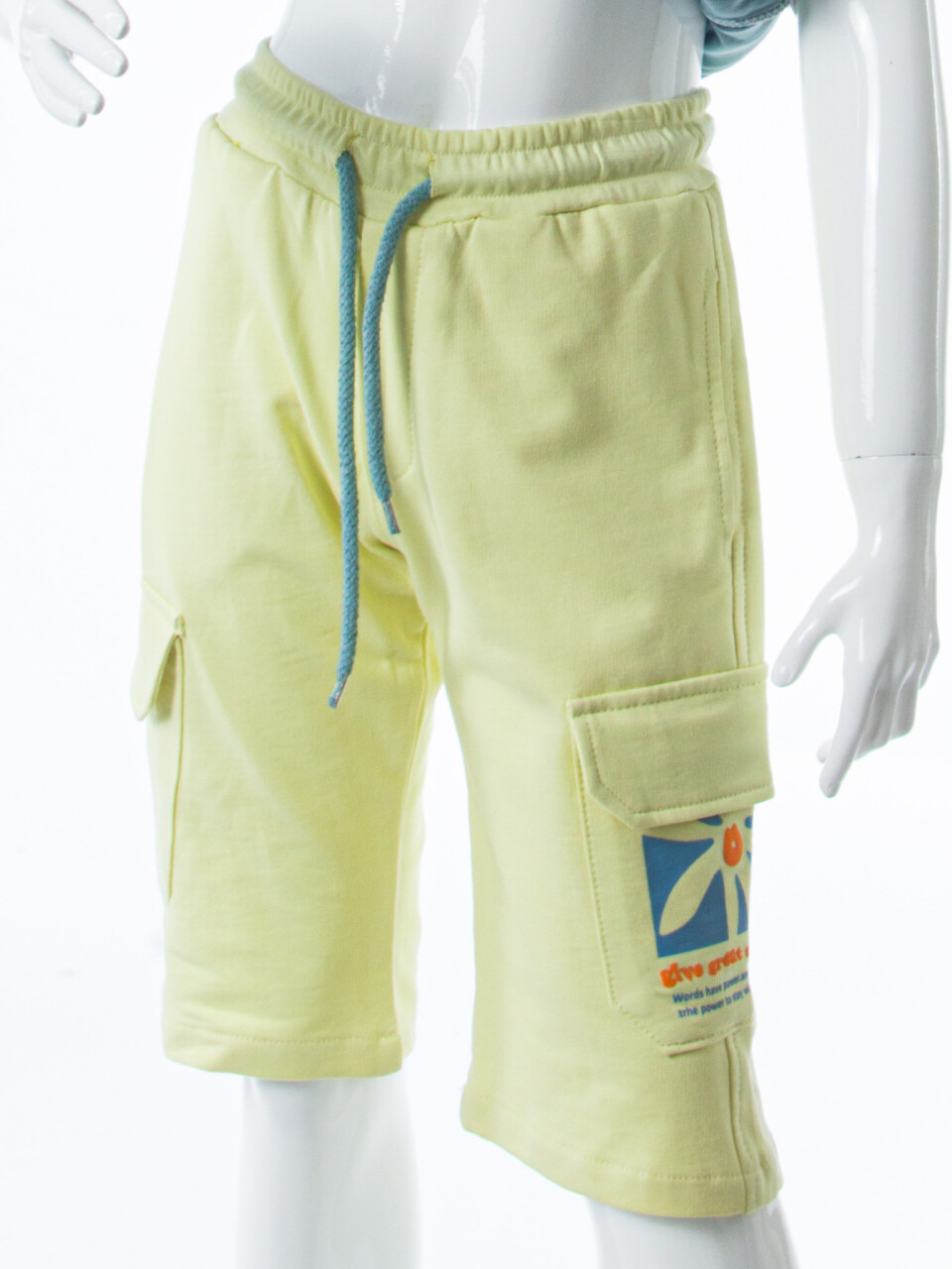 Erkek Çocuk Yazlık 2'li Alt Üst Takım (Tişort + Şort) 8-14 Yaş 4223 Mavi - 5