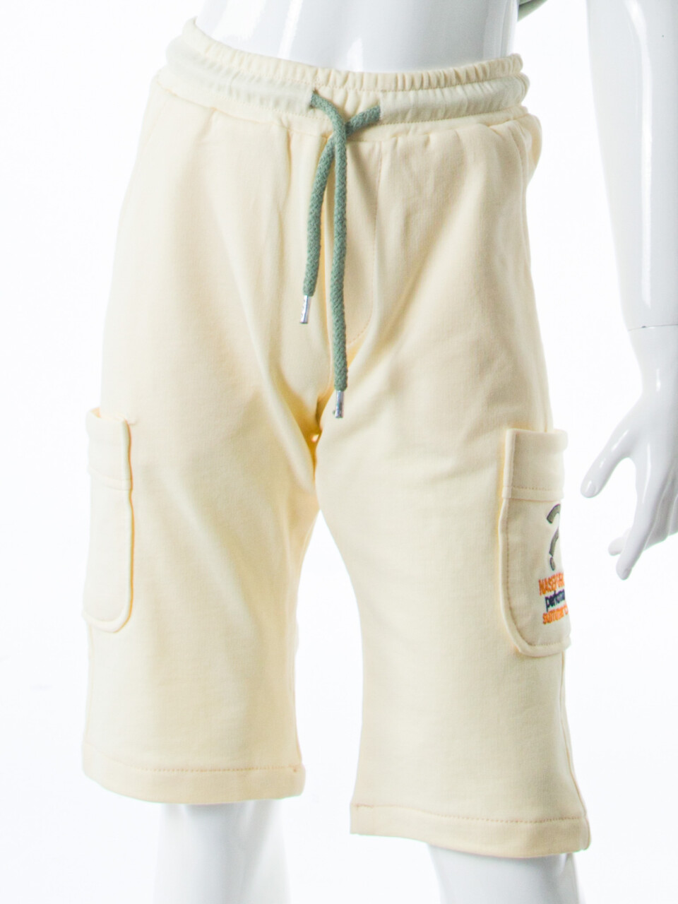 Erkek Çocuk Yazlık 2'li Alt Üst Takım (Tişort + Şort) 8-14 Yaş 4224 Haki - 5