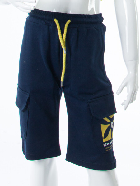 Erkek Çocuk Yazlık 2'li Alt Üst Takım (Tişort + Şort) 8-14 Yaş 4223 Yeşil - 4