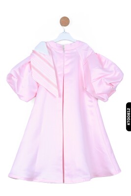 Kız Çocuk Elbise 6-12 Yaş 5002 Pembe - 2