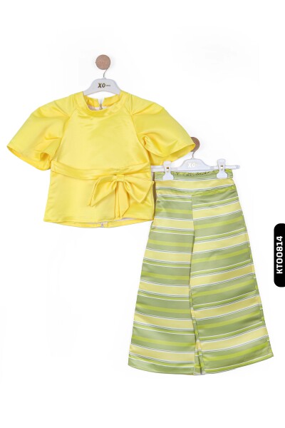 Kız Çocuk Alt Üst Takım 6-12 Yaş 5006 Sarı - 6