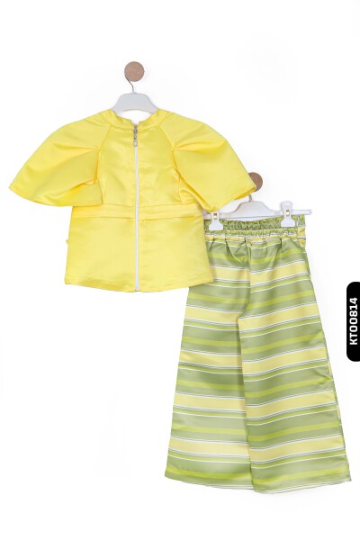 Kız Çocuk Alt Üst Takım 6-12 Yaş 5006 Sarı - 7