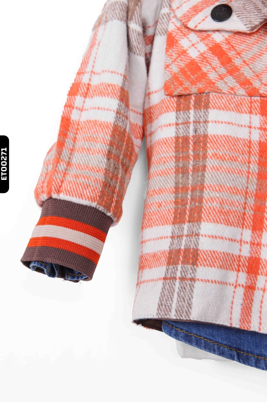 Erkek Çocuk Alt Üst Takım 1-3 Yaş 11052 Kahverengi - 10