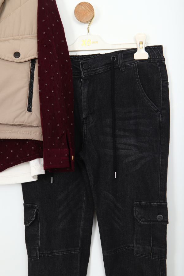 Erkek Çocuk Alt Üst 11-14 Yaş 14085 Bordo - 3