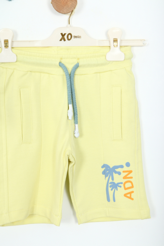 Erkek Çocuk Şort Alt Üst Takım 2-7 Yaş 3224 Mavi - 3