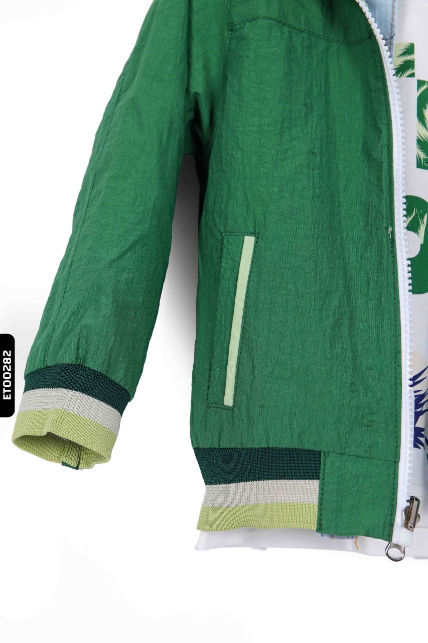 Erkek Çocuk Alt Üst Takımı 2-5 Yaş 12057 Yeşil - 8