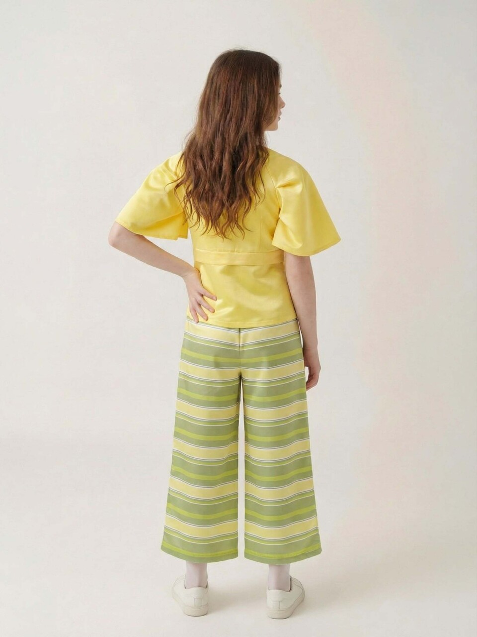 Kız Çocuk Alt Üst Takım 6-12 Yaş 5006 Sarı - 3