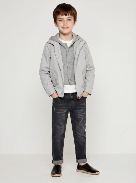 Erkek Çocuk 3'lü Alt Üst Takım 6-9 Yaş 13201 Gri - NASR GRUB