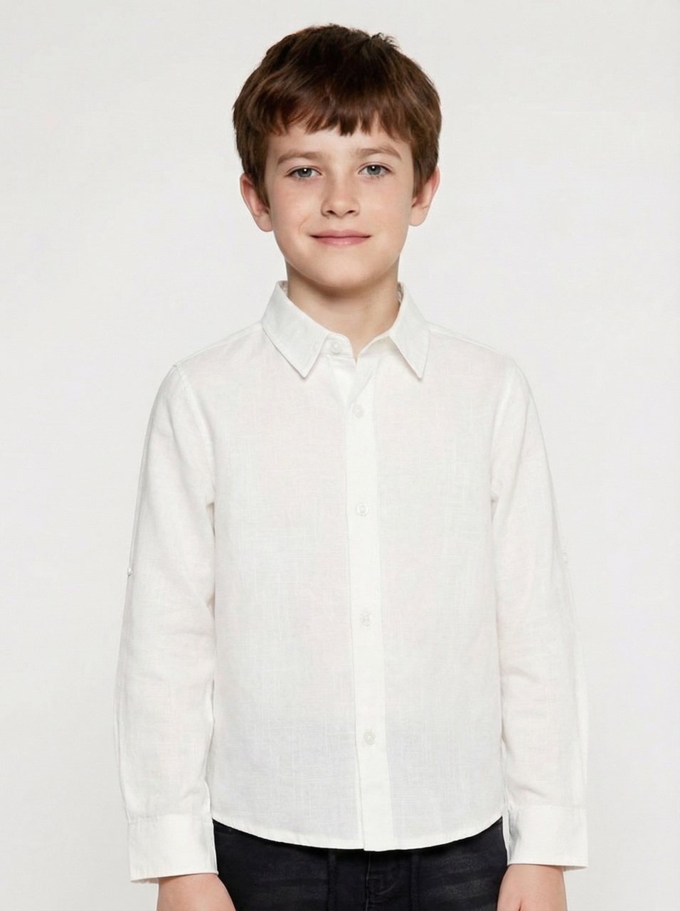 Erkek Çocuk 4'lü Alt Üst Takım 6-9 Yaş 13202 Ekru - Lacivert - 7