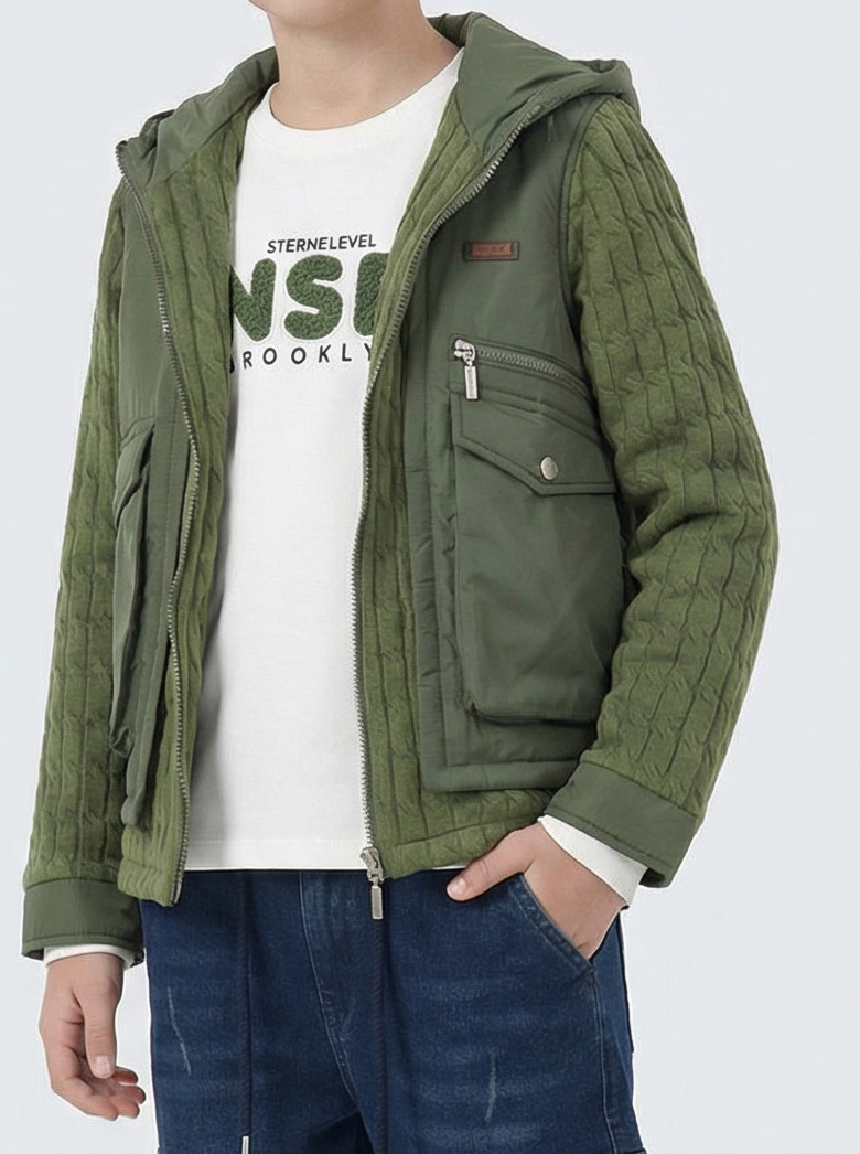 Erkek Çocuk 3'lü Alt Üst Takım 11-14 Yaş 14211 Yeşil - Mavi - 4