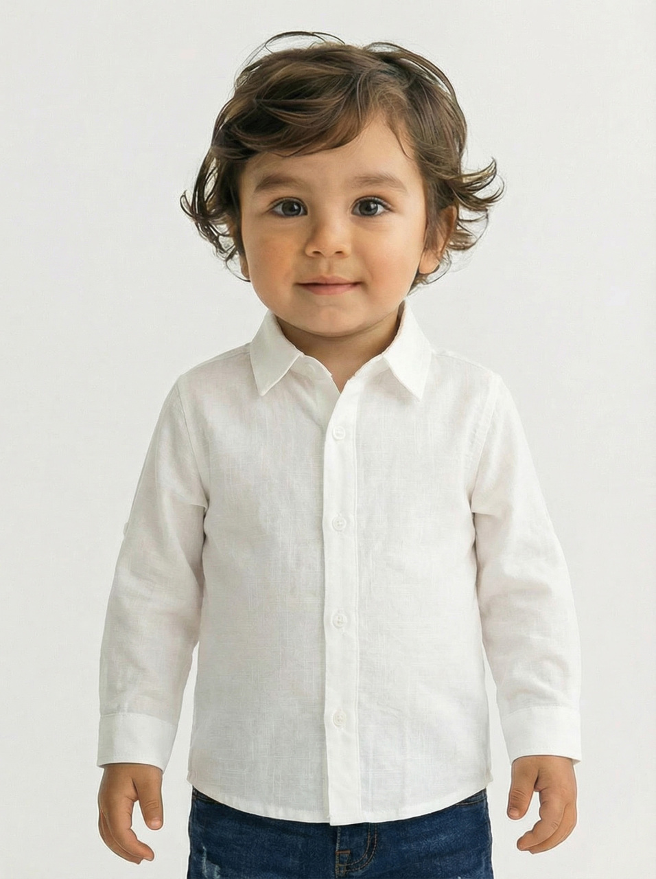 Erkek Çocuk 4'lü Alt Üst Takım 1-3 Yaş 11204 Bej - Turuncu - 5