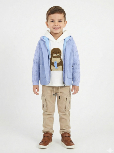 Erkek Çocuk 3'lü Alt Üst Takım 2-5 Yaş 12205 Mavi - NASR GRUB