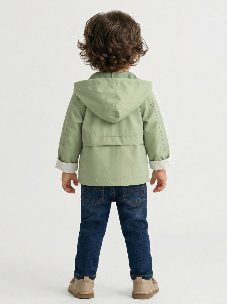 Erkek Çocuk 4'lü Alt Üst Takım 1-3 Yaş 11204 Mint - Kahveringi - 2