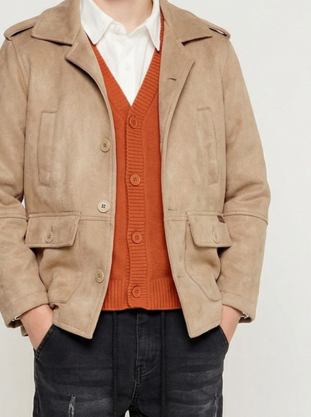 Erkek Çocuk 4'lü Alt Üst Takım 6-9 Yaş 13210 Kahverengi - 4