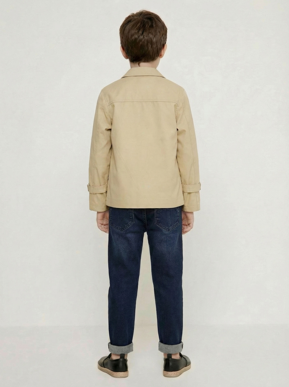 Erkek Çocuk 3'lü Alt Üst Takım 6-9 Yaş 13212 Hardal-Mavi - 2